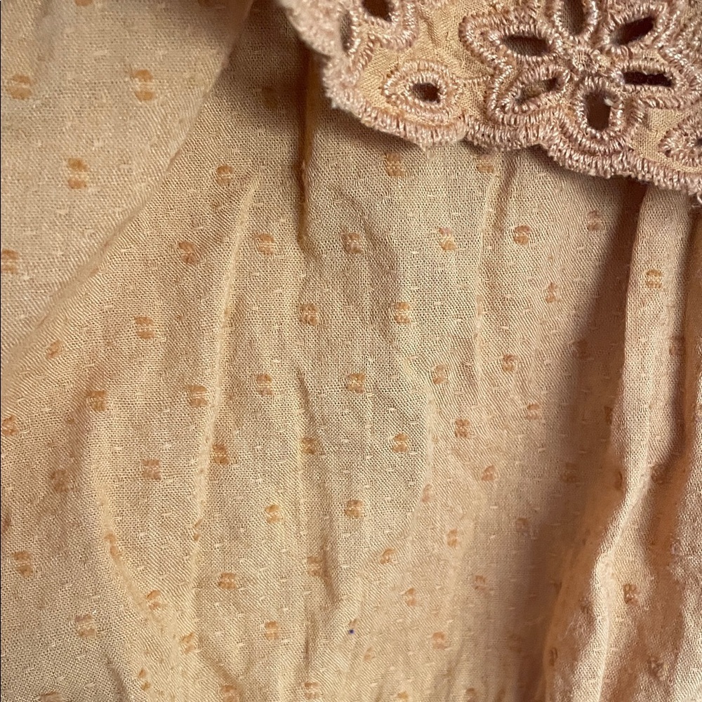 Universal Thread Mustard Eyelet Blouse - Picture 5 of 8